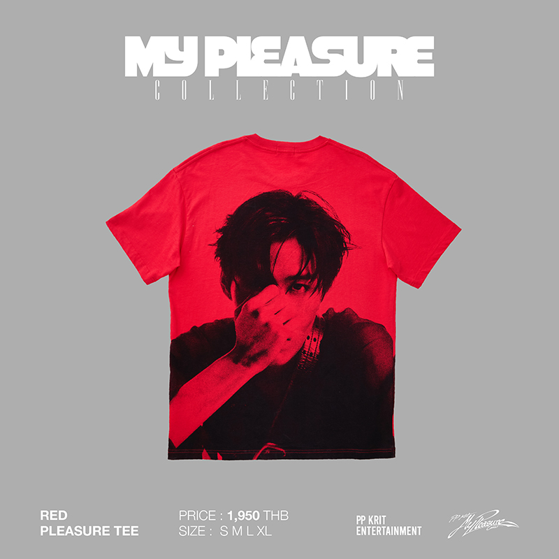 Red PLEASURE Tee