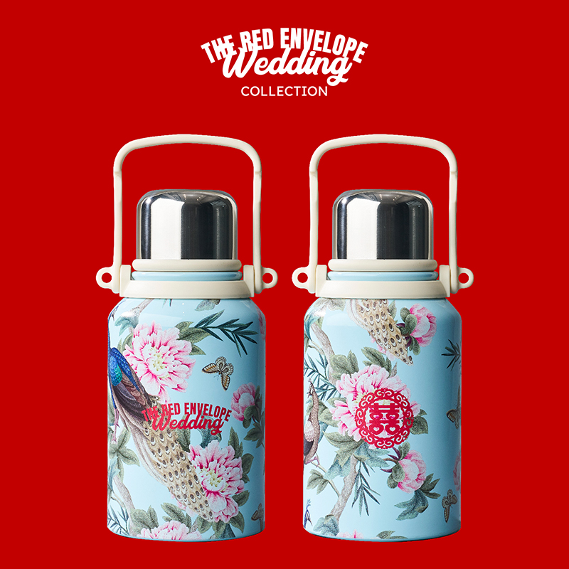 Blue Flower Tumbler