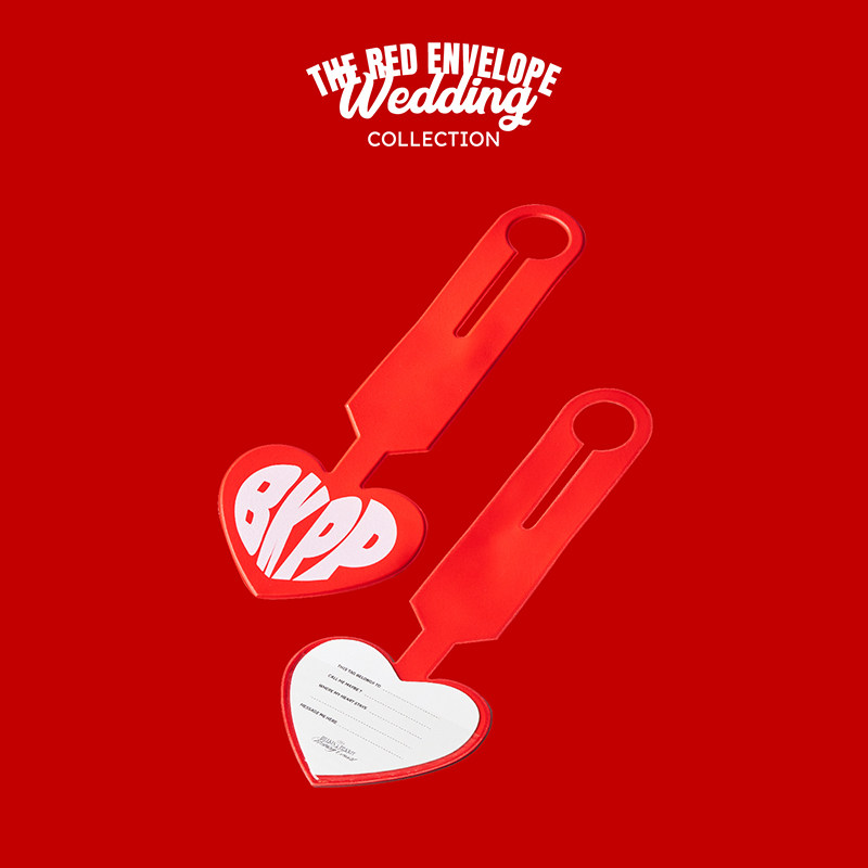 Red Heart Luggage Tag