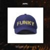 Multi-Lined Typography Funky GR Cap (NAVY)