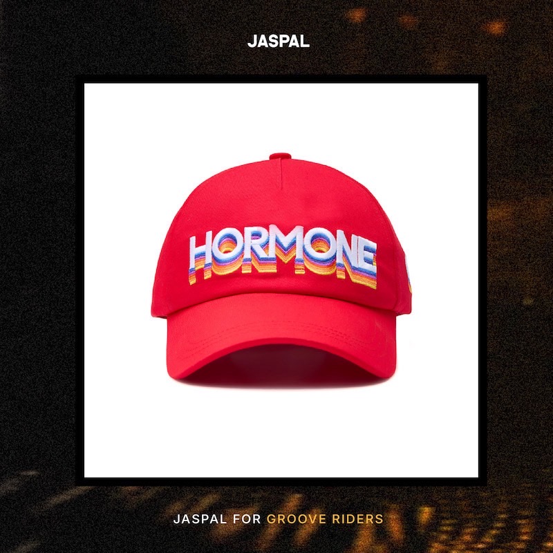Layered Typography Hormone GR Cap (RED)
