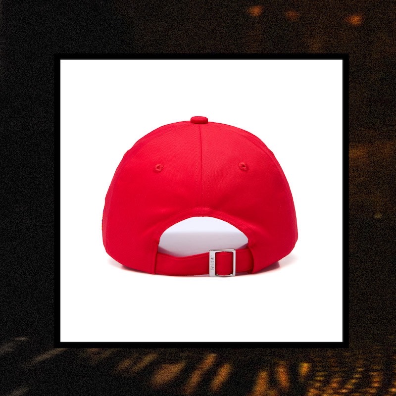 Layered Typography Hormone GR Cap (RED)